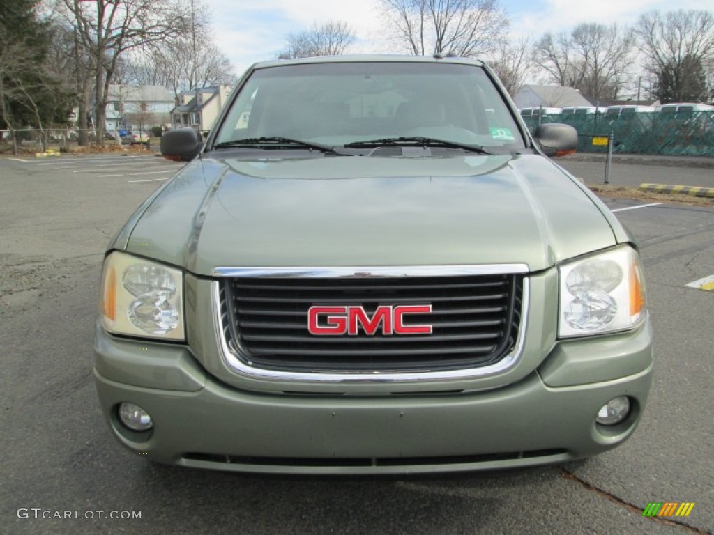 2004 Envoy SLT 4x4 - Silver Green Metallic / Medium Pewter photo #12
