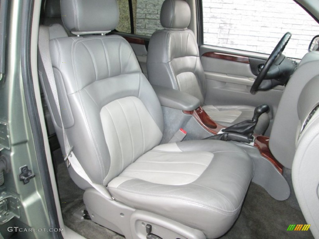 2004 Envoy SLT 4x4 - Silver Green Metallic / Medium Pewter photo #14