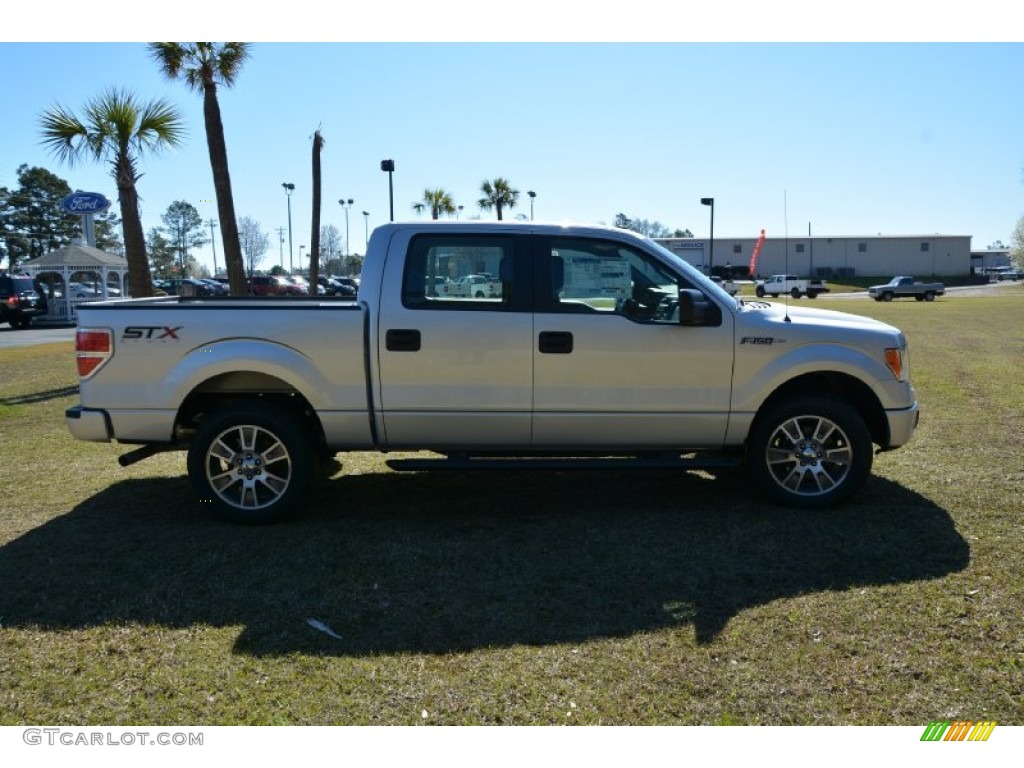 2014 F150 STX SuperCrew - Ingot Silver / Black photo #4
