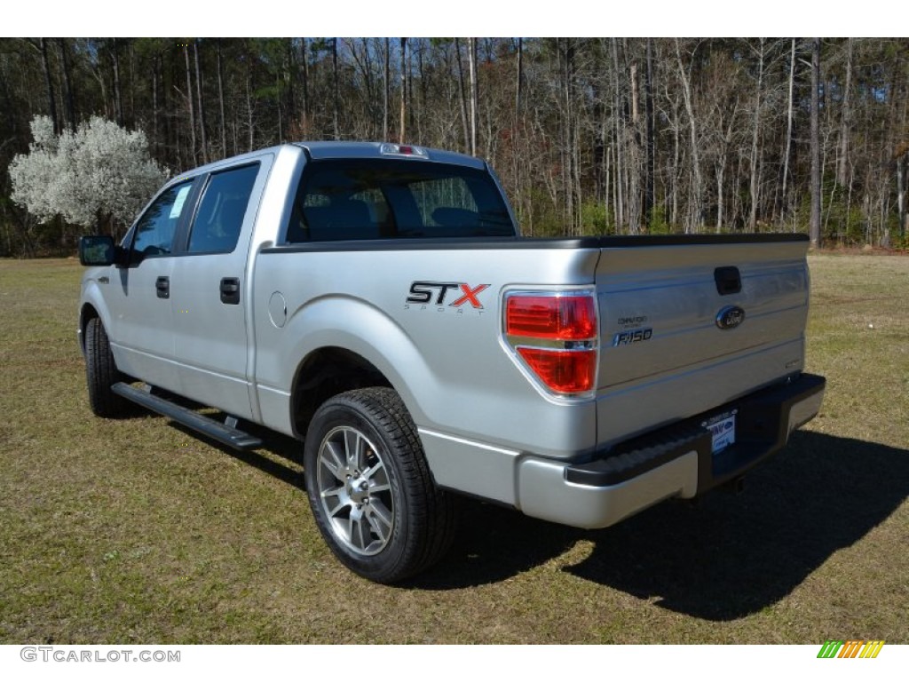 2014 F150 STX SuperCrew - Ingot Silver / Black photo #7