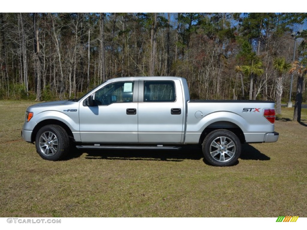 2014 F150 STX SuperCrew - Ingot Silver / Black photo #8