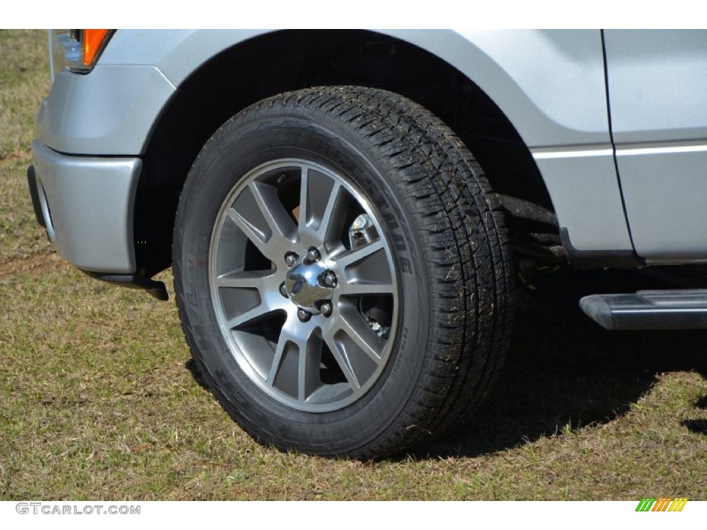 2014 F150 STX SuperCrew - Ingot Silver / Black photo #9