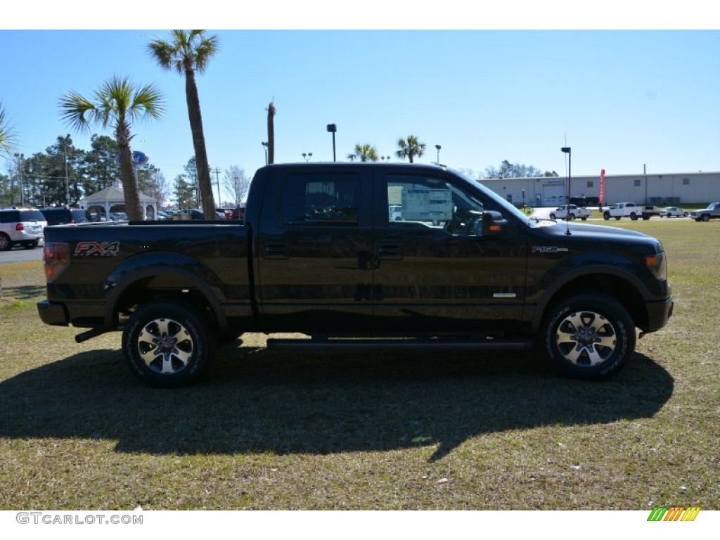 2014 F150 FX4 SuperCrew 4x4 - Tuxedo Black / Black photo #4