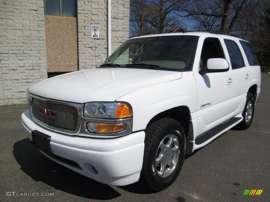 Summit White 2003 GMC Yukon Denali AWD Exterior Photo #91743868