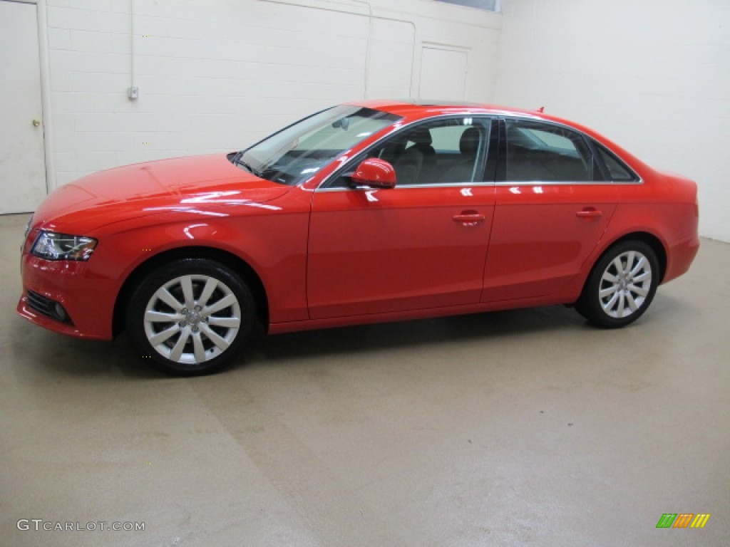 Misano Red Pearl Effect 2009 Audi A4 2.0T Premium quattro Sedan Exterior Photo #91744339