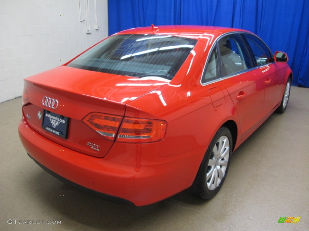 2009 A4 2.0T Premium quattro Sedan - Misano Red Pearl Effect / Black photo #9