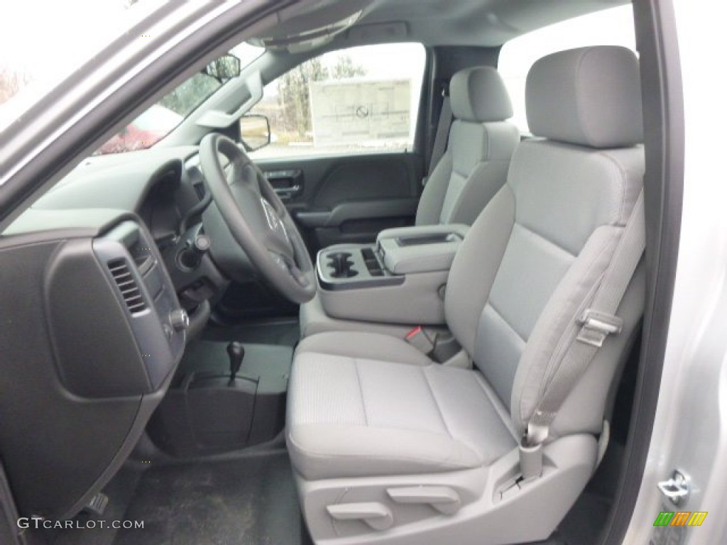 Jet Black Interior 2014 GMC Sierra 1500 Regular Cab 4x4 Photo #91745011