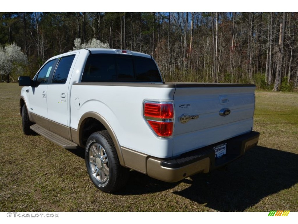 2014 F150 King Ranch SuperCrew - Oxford White / King Ranch Chaparral/Black photo #8