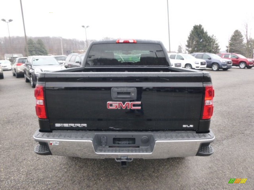 2014 Sierra 1500 SLE Crew Cab 4x4 - Onyx Black / Jet Black photo #6