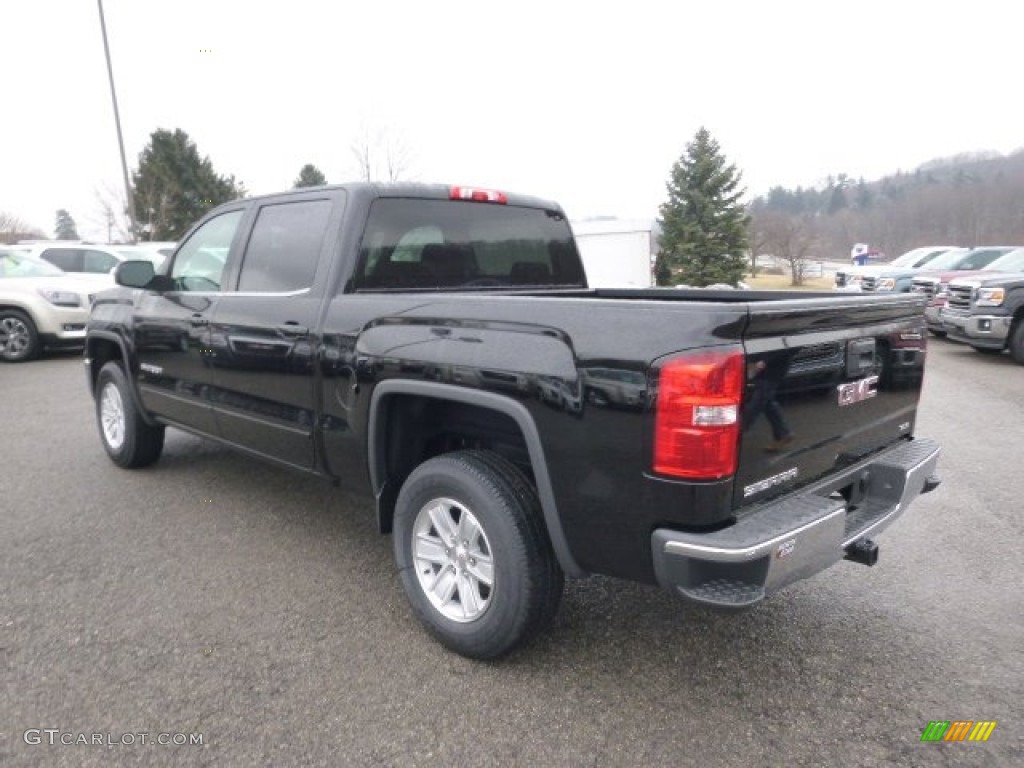 2014 Sierra 1500 SLE Crew Cab 4x4 - Onyx Black / Jet Black photo #7