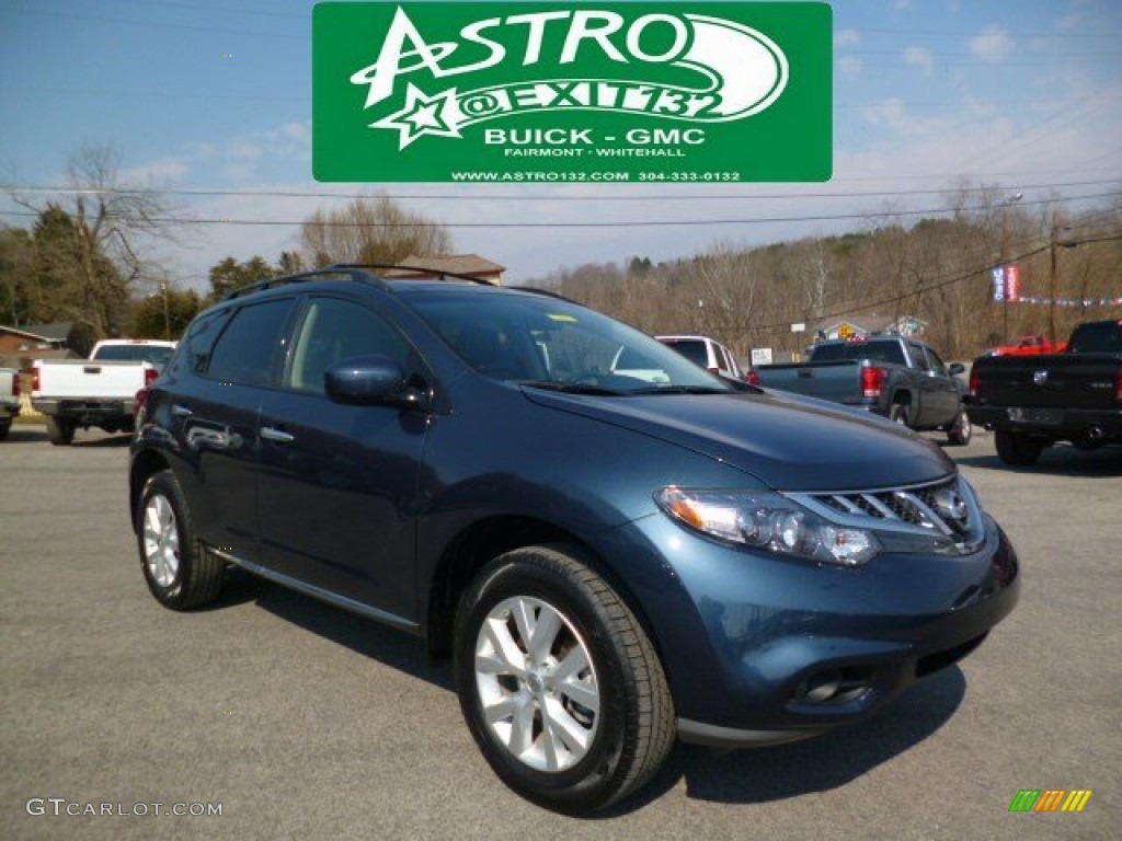 2013 Murano S AWD - Graphite Blue / Black photo #1