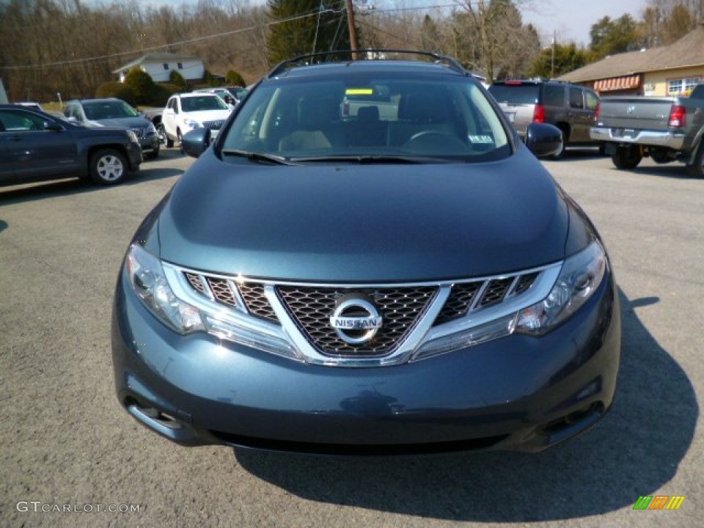 2013 Murano S AWD - Graphite Blue / Black photo #2