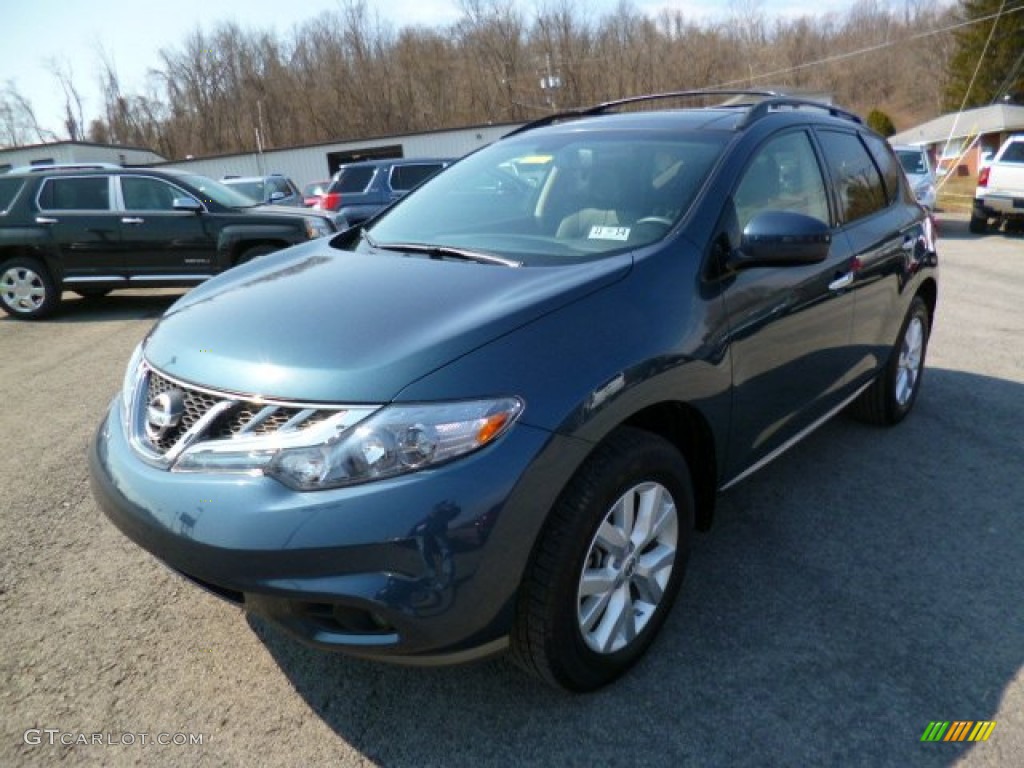 2013 Murano S AWD - Graphite Blue / Black photo #3