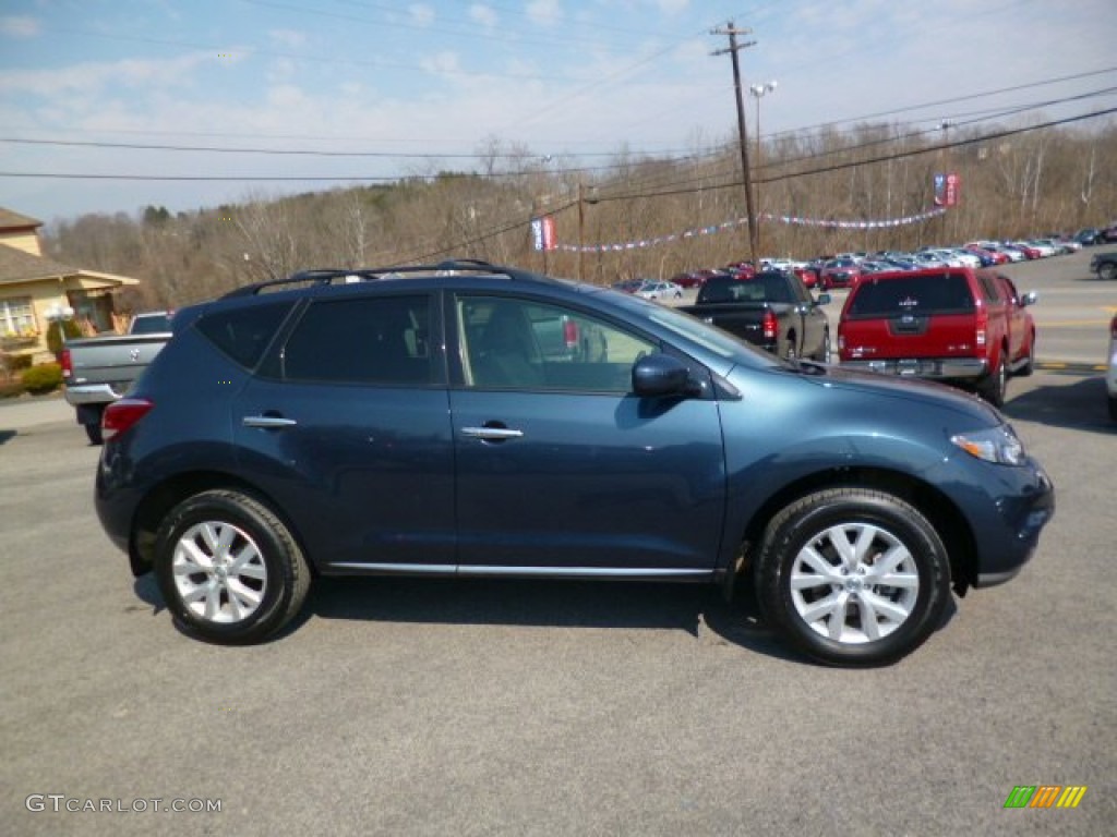 2013 Murano S AWD - Graphite Blue / Black photo #7