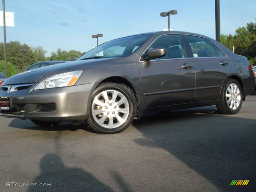 2006 Accord EX-L V6 Sedan - Carbon Bronze Pearl / Black photo #2