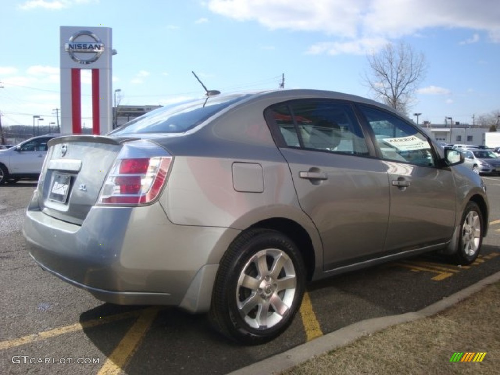 2008 Sentra 2.0 SL - Magnetic Gray / Charcoal/Steel photo #5