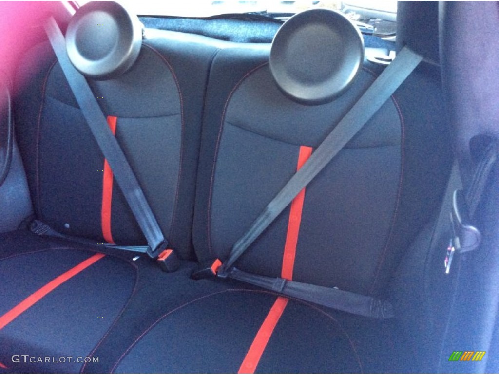 2012 Fiat 500 Abarth Rear Seat Photos