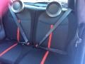 2012 Fiat 500 Abarth Nero Cloth (Black) Interior Rear Seat Photo
