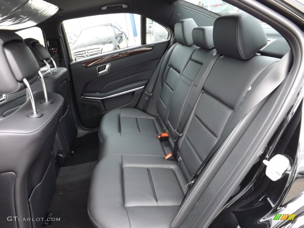 2014 E 350 4Matic Sedan - Black / Black photo #9