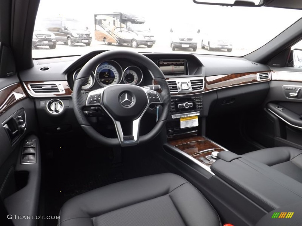 2014 E 350 4Matic Sedan - Black / Black photo #10