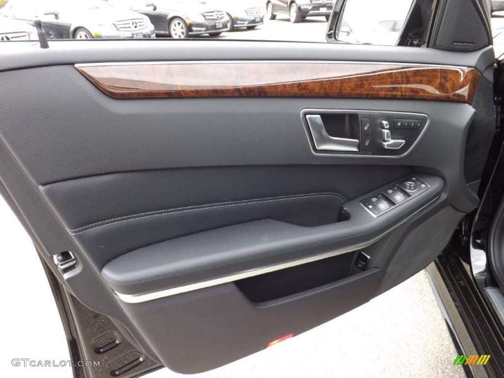 2014 E 350 4Matic Sedan - Black / Black photo #17