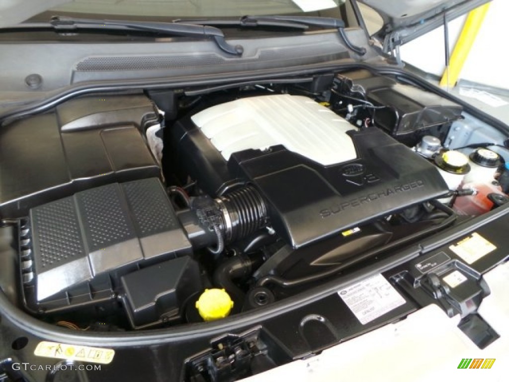 2007 Range Rover Sport Supercharged - Stornoway Grey Metallic / Ebony Black photo #42