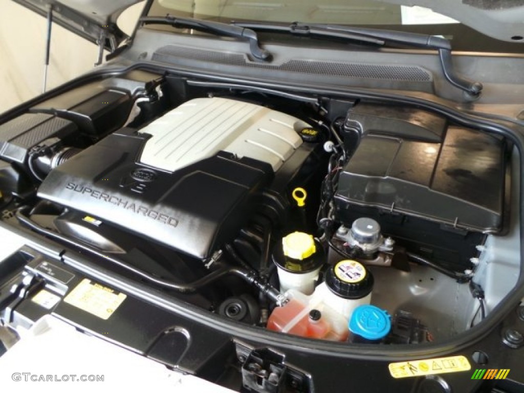 2007 Range Rover Sport Supercharged - Stornoway Grey Metallic / Ebony Black photo #43