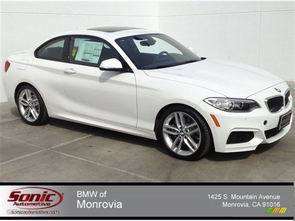 2014 2 Series 228i Coupe - Alpine White / Black photo #1