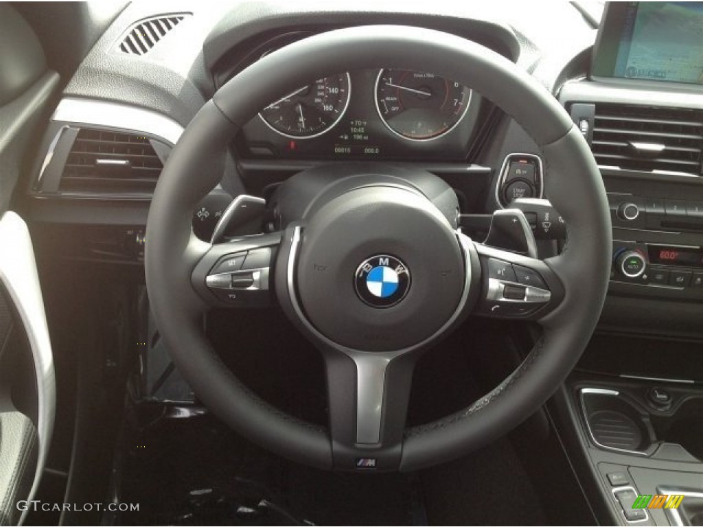 2014 BMW 2 Series 228i Coupe Black Steering Wheel Photo #91754012