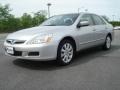 2007 Alabaster Silver Metallic Honda Accord SE V6 Sedan  photo #1