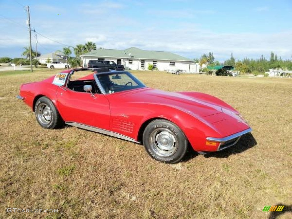 Mille Miglia Red 1972 Chevrolet Corvette Stingray Coupe Exterior Photo #91755014