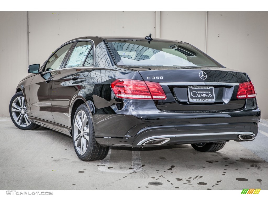 2014 E 350 Sport Sedan - Black / Black photo #2