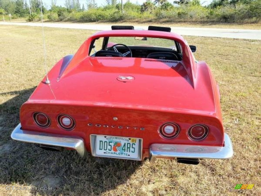 1972 Corvette Stingray Coupe - Mille Miglia Red / Black photo #7