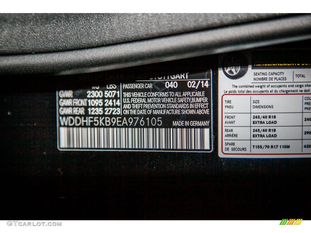 2014 E 350 Sport Sedan - Black / Black photo #7
