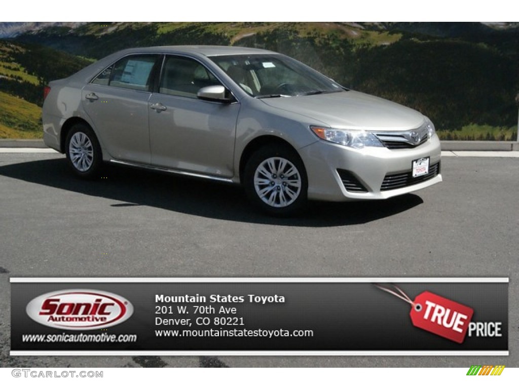 2014 Camry LE - Champagne Mica / Ivory photo #1