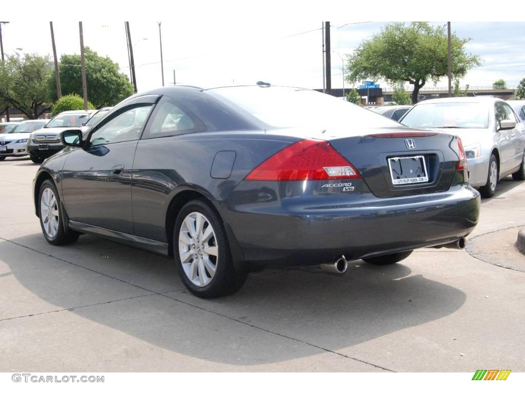 2007 Accord EX V6 Coupe - Graphite Pearl / Gray photo #5