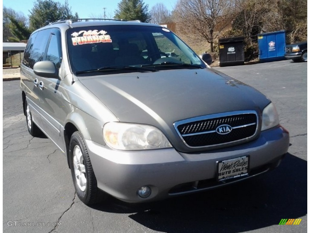 2005 Sedona EX - Sage Green Metallic / Beige photo #1