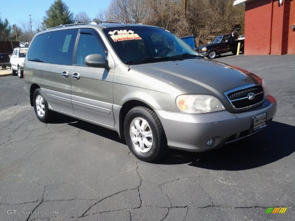 Sage Green Metallic 2005 Kia Sedona EX Exterior Photo #91756652