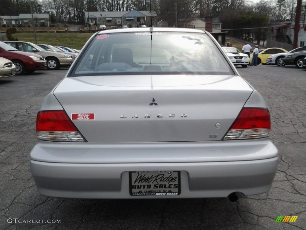 2003 Lancer ES - Munich Silver Metallic / Gray photo #5
