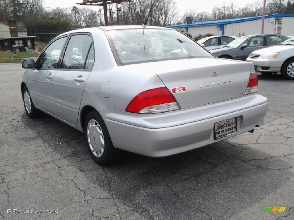 2003 Lancer ES - Munich Silver Metallic / Gray photo #6