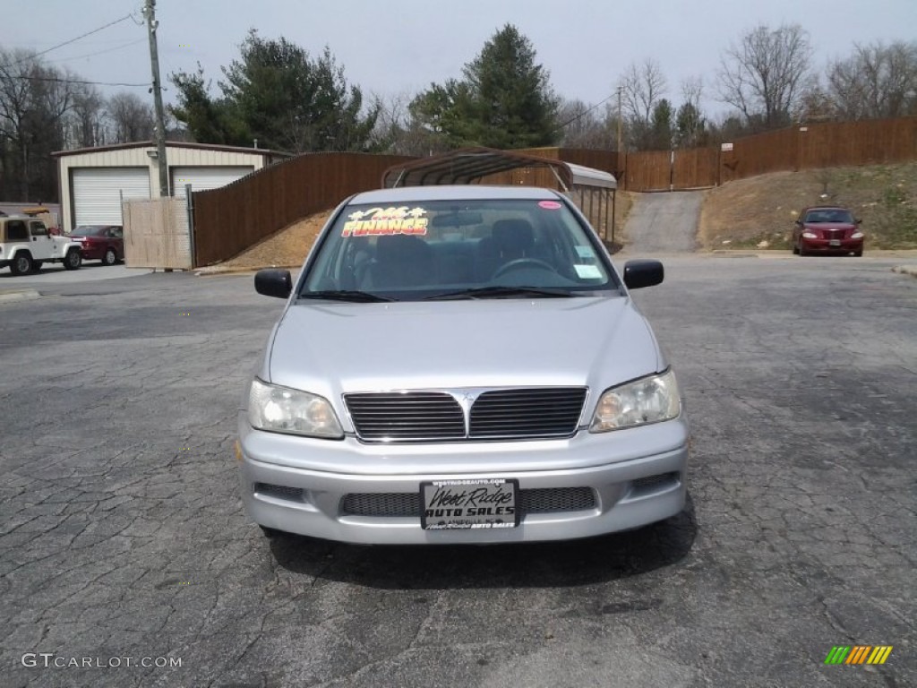 2003 Lancer ES - Munich Silver Metallic / Gray photo #8