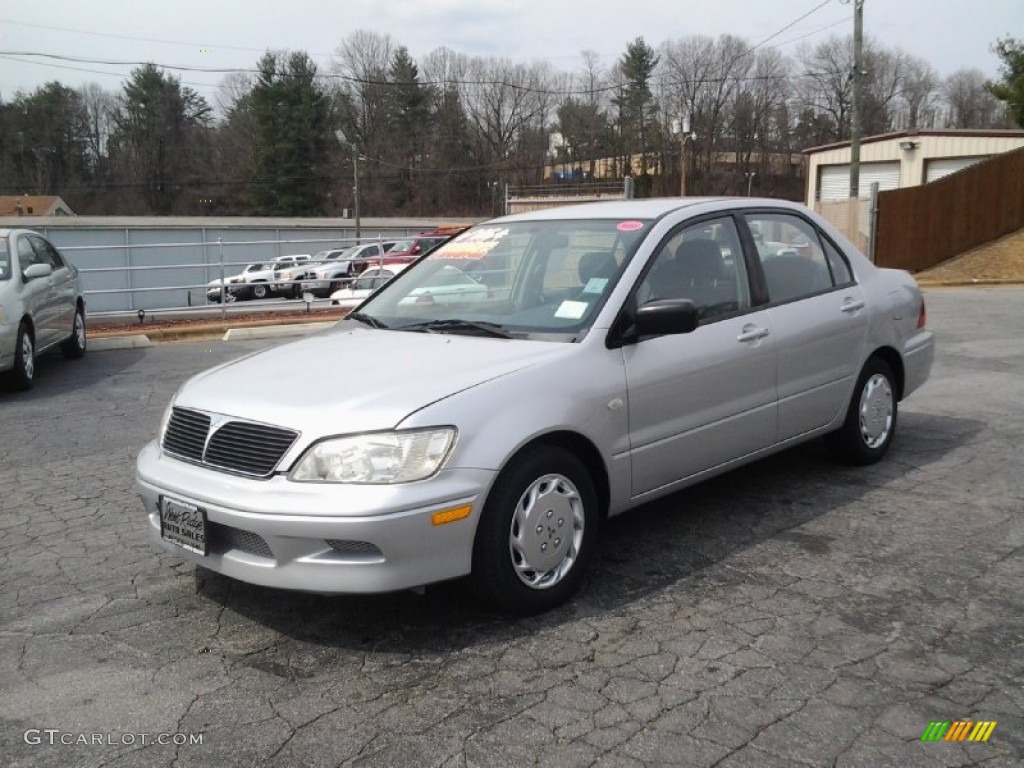2003 Lancer ES - Munich Silver Metallic / Gray photo #9