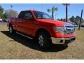 2014 Race Red Ford F150 XLT SuperCab  photo #3