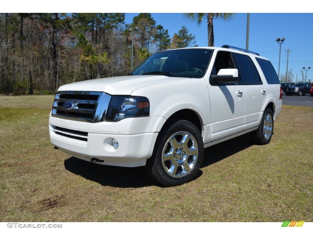 2014 Expedition Limited 4x4 - Oxford White / Charcoal Black photo #1