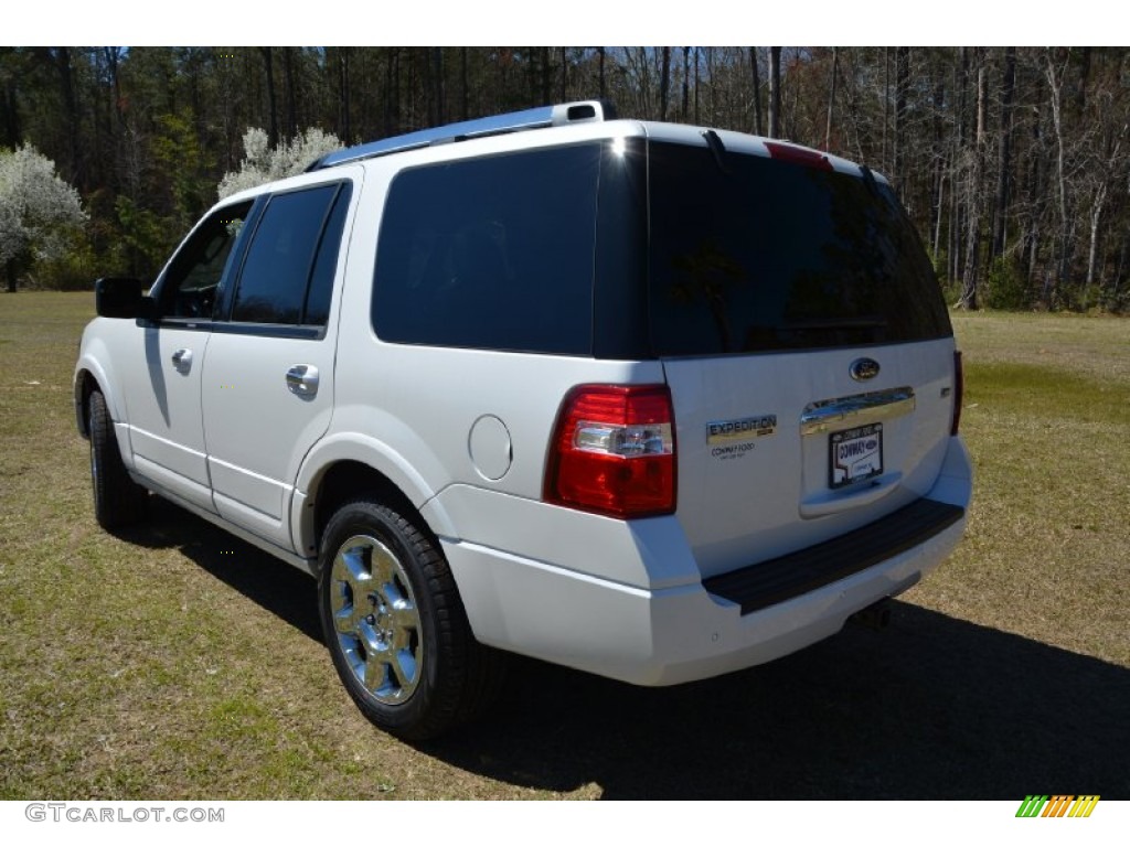 2014 Expedition Limited 4x4 - Oxford White / Charcoal Black photo #8
