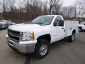 Summit White - Silverado 2500HD WT Regular Cab 4x4 Utility Truck Photo No. 2