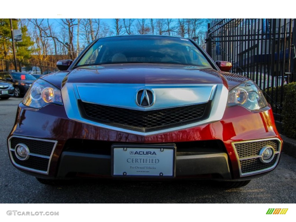 2011 RDX SH-AWD - Basque Red Pearl / Taupe photo #2