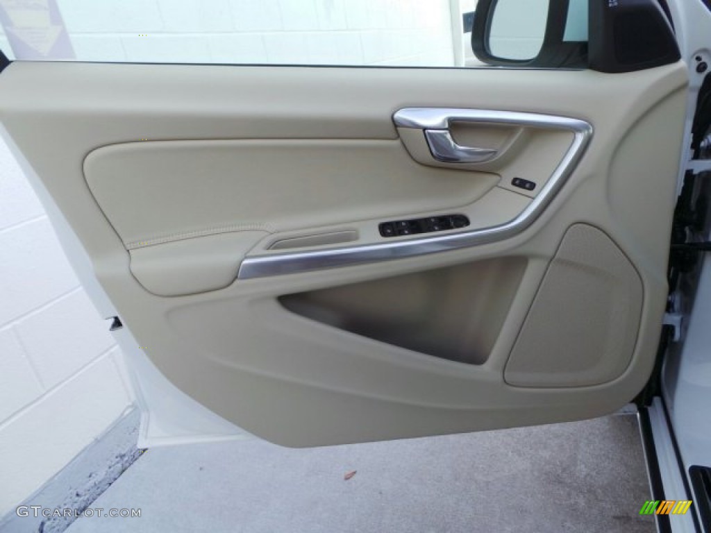 2015 Volvo S60 T5 Drive-E Soft Beige Door Panel Photo #91759106