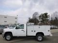 2014 Summit White Chevrolet Silverado 2500HD WT Regular Cab 4x4 Utility Truck  photo #1