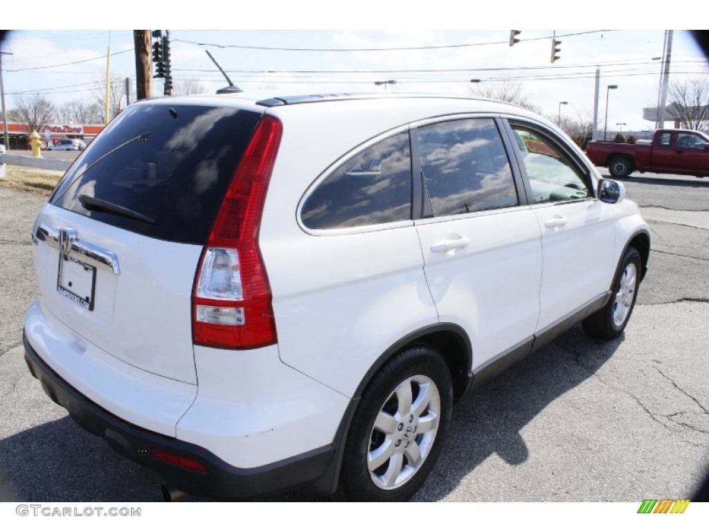 2007 CR-V EX-L - Taffeta White / Gray photo #6